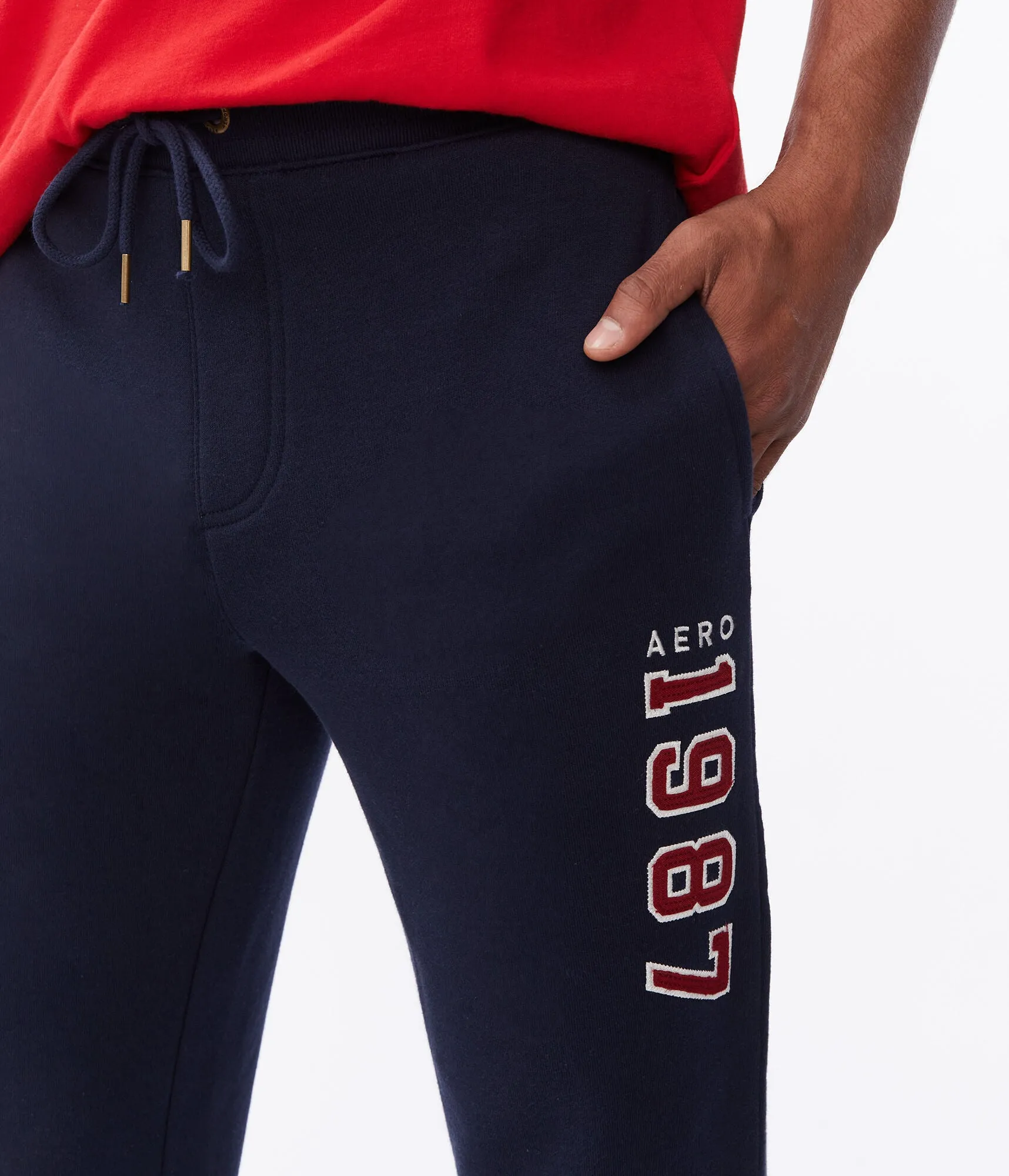 Aeropostale Aero 1987 Logo Jogger Sweatpants