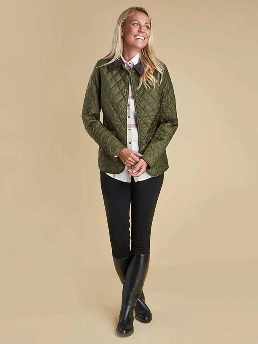 BARBOUR Jacket - Ladies Annandale Quilted - Olive