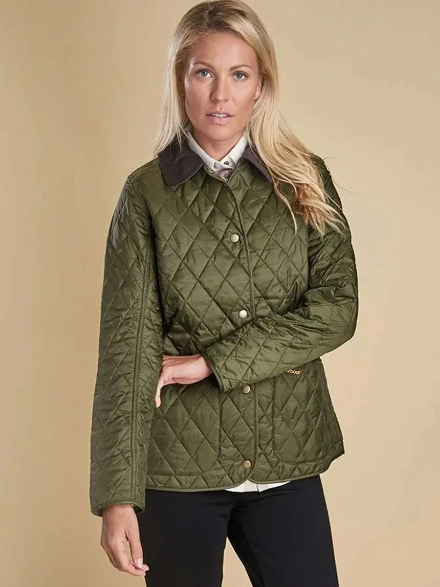 BARBOUR Jacket - Ladies Annandale Quilted - Olive