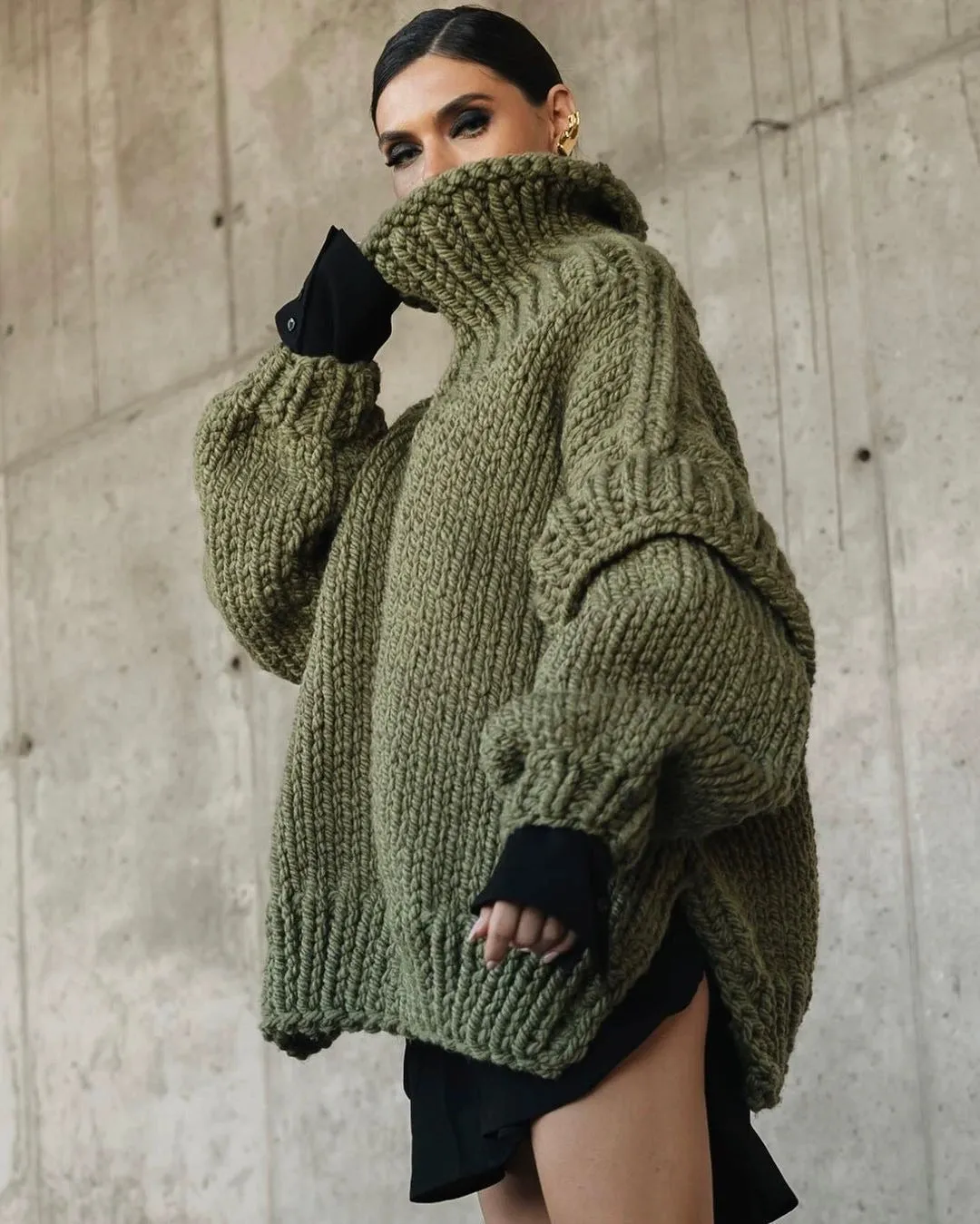 Carolla Knitted Oversize Sweater