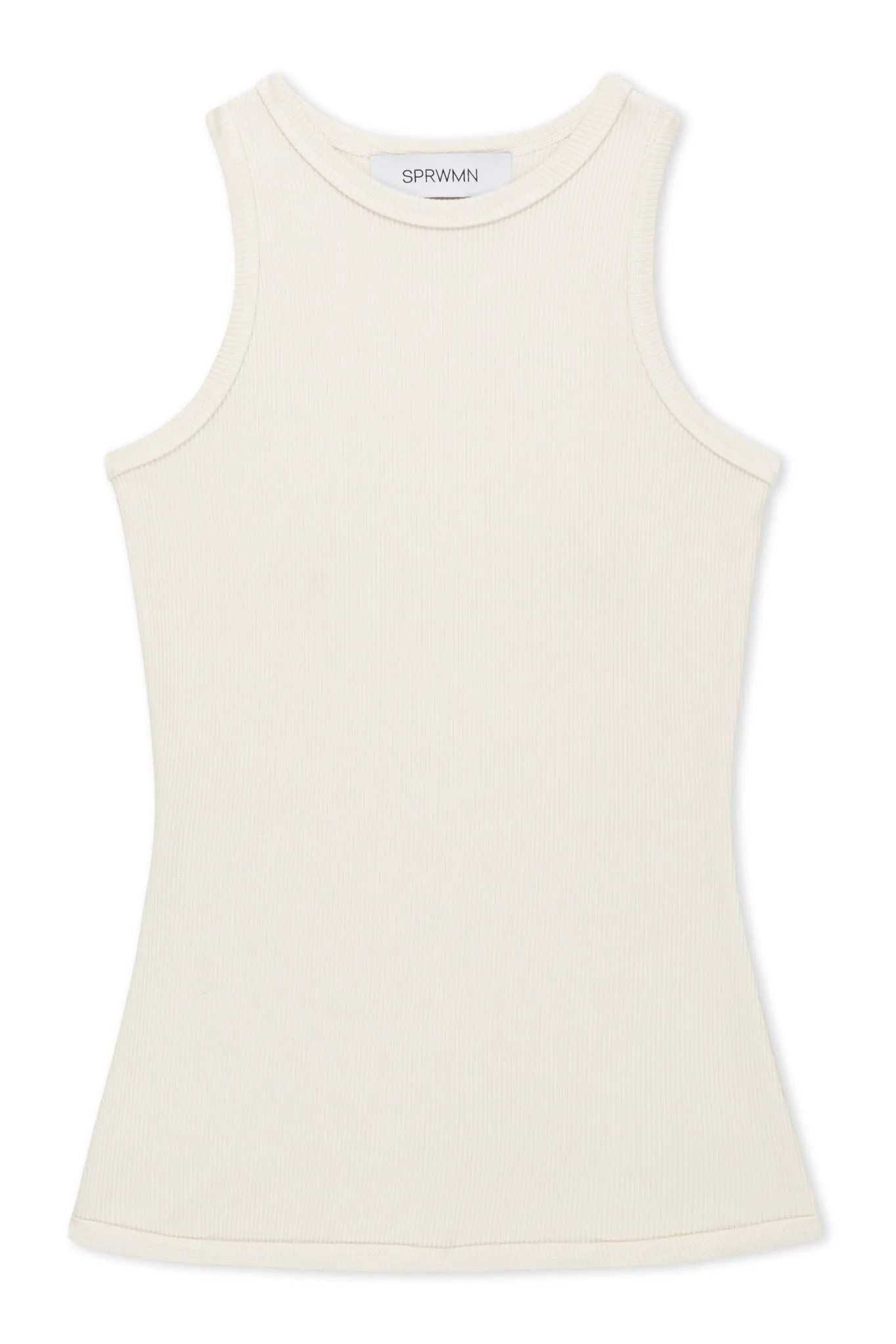 Creme Rib Racer Tank