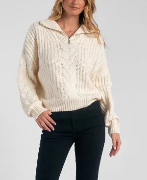 Elan Half Zip Collar Sweater