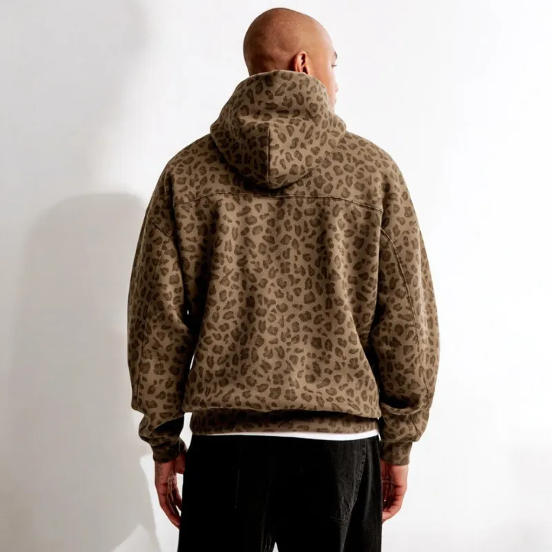 Leopard Print Cozy Hoodie