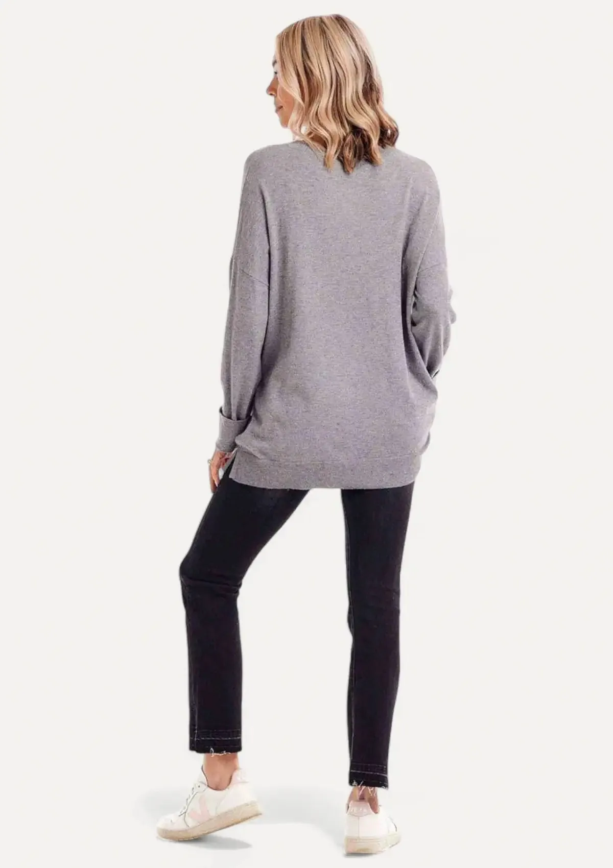 Penn Knit Top - Gray