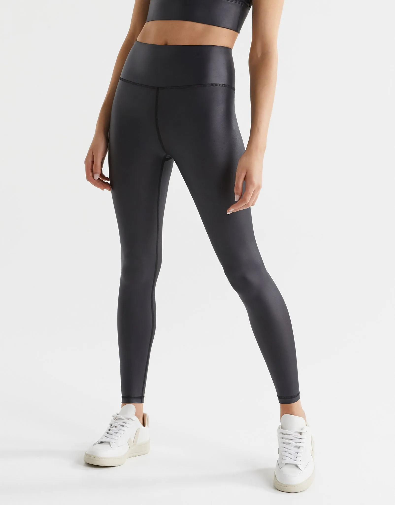 Zephyr Legging - High Shine Black